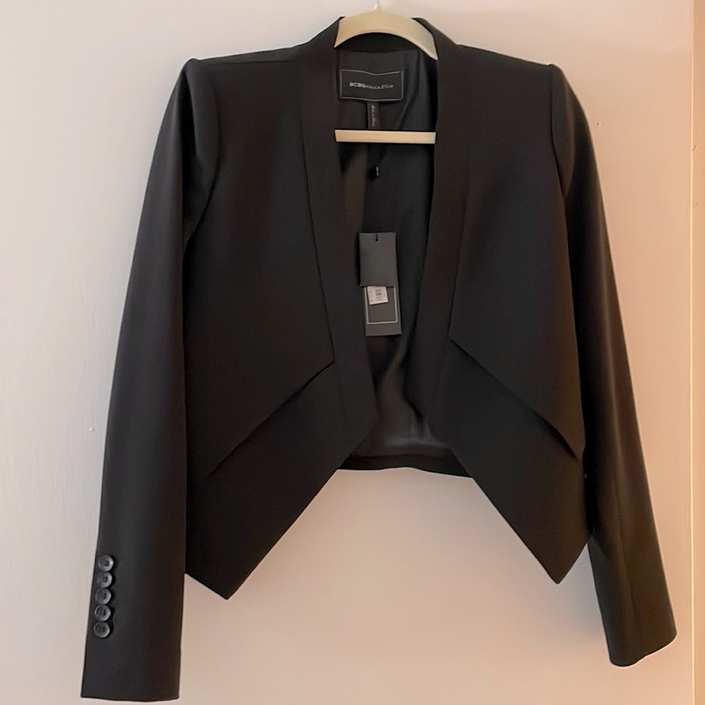 BCBG Suit Jacket XXS in Black - lloyd - Unworn with Tags